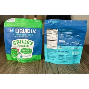 Limited Edition Grillo’s Pickles Hydration Multiplier by Liquid IV (10-sticks)
